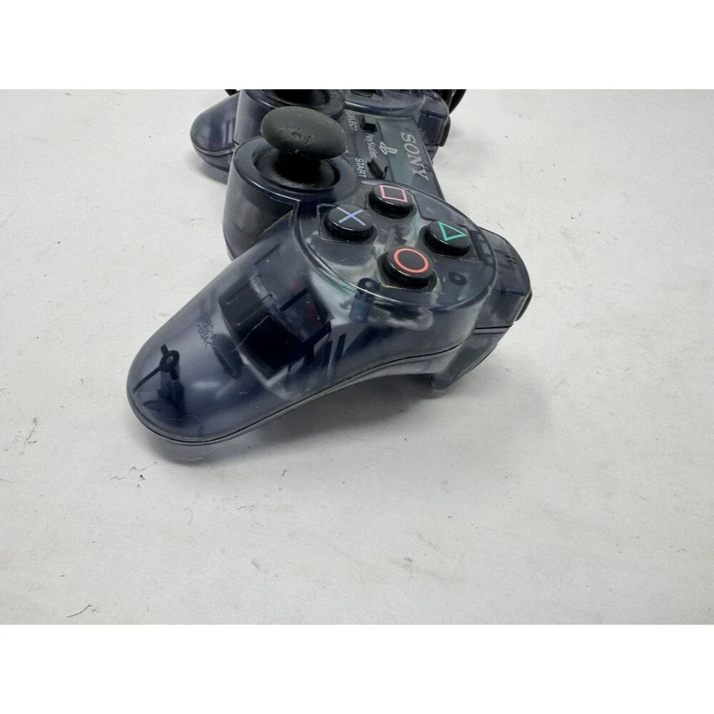 Playstation 2 PS2 OEM Sony Dualshock 2 Controller SCPH-10010 - Smoky Clear